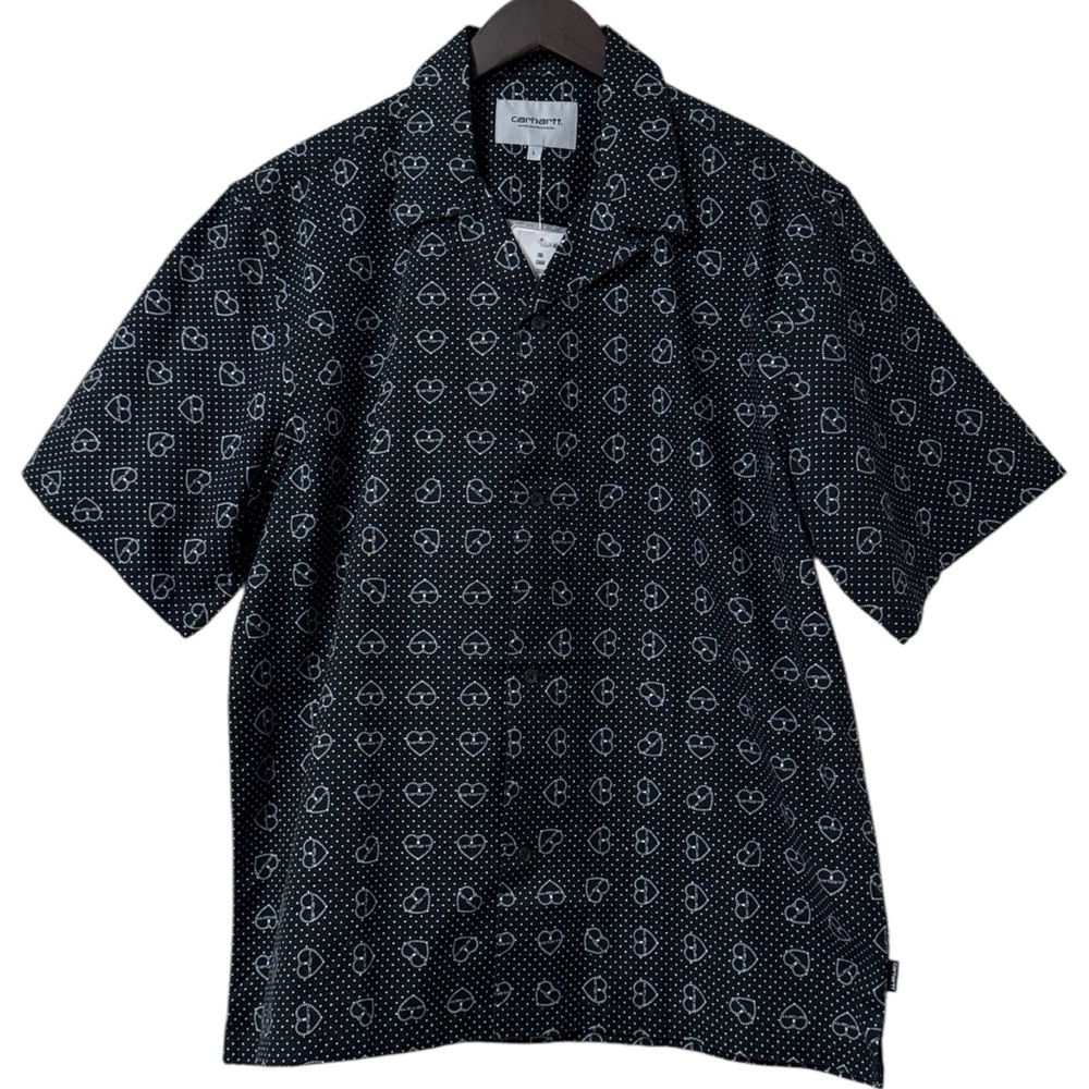 Carhartt Work In Progress Men's Furoshiki Short Sleeve Shirt Size Large
